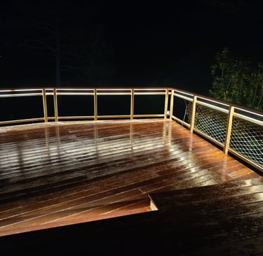 terrasse plots réglables et pilotis thème pirate matelot pont filet bateau et paquebot