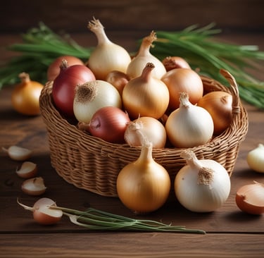 Colorful bell peppers and eggplants neatly arranged in a rustic basket