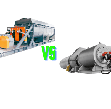 Comparison between paddle dryer and rotary dryer working principles