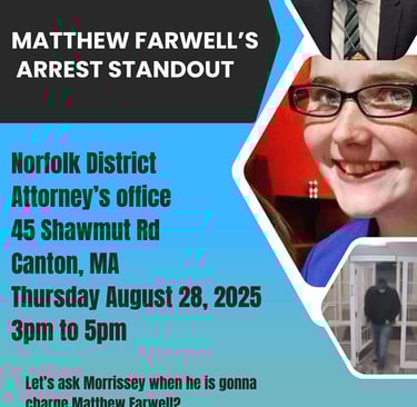 Sandra Birchmore Justice Standout Matthew Farwell