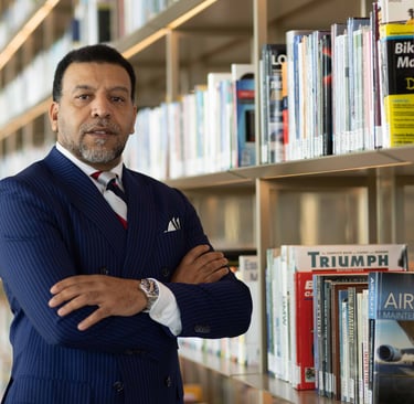 Portrait of lead consultant and CEO Dr. Mohamed Boufarss