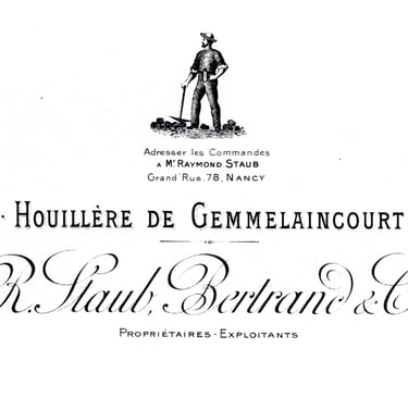 Rayomnd Staub, Jules Bertrand und die Houillère de Gemmelaincourt