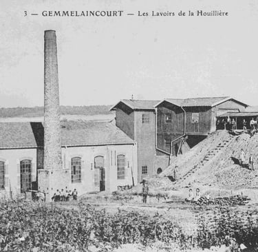 Die Waschhäuser der Kohlegrube, les lavoirs de la Houillère