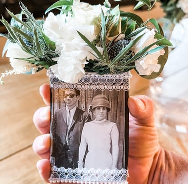 Groom's Personalized Pocket Boutonniere