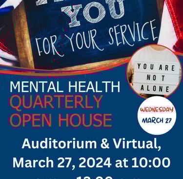 Mental Health Monthly Meeting Flyer