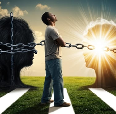 un hombre pensativo está reflexionando s