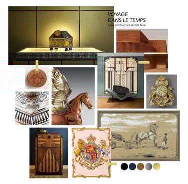 a collage of photos of a collection of items