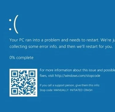 Laptop Blue Screen Error & Os Issues