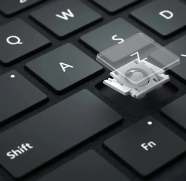 Laptop Key Missing or Broken Keycaps