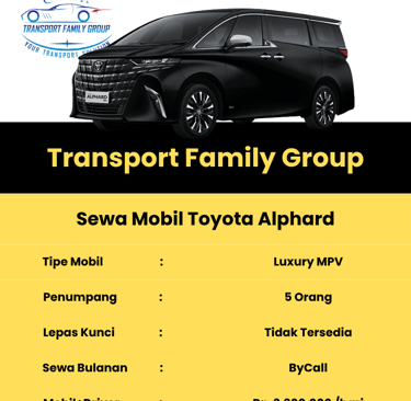 sewa mobil toyota alphard lhokseumawe aceh