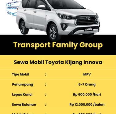 sewa mobil toyota kijang innova lhokseumawe aceh
