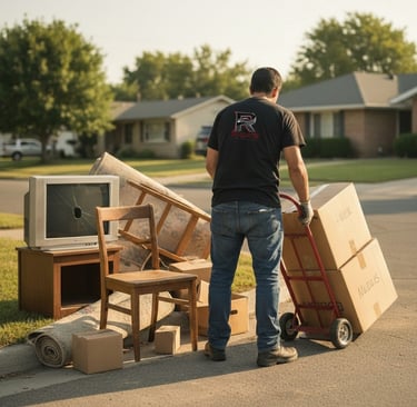 Person Moving Junk