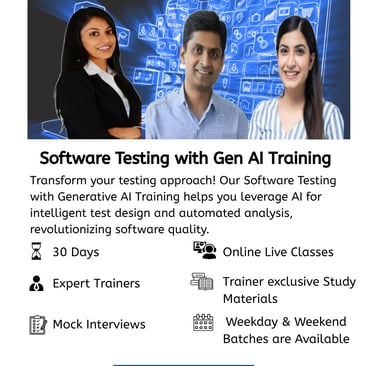 Software Testing with Gen AI Training