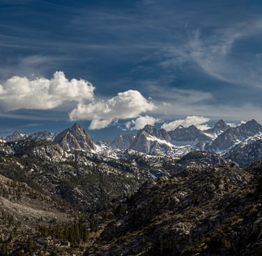 Mountain view from North Lake near Bishop, CA