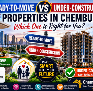 Comparison of ready-to-move and under-construction apartments in the Chembur real estate market.