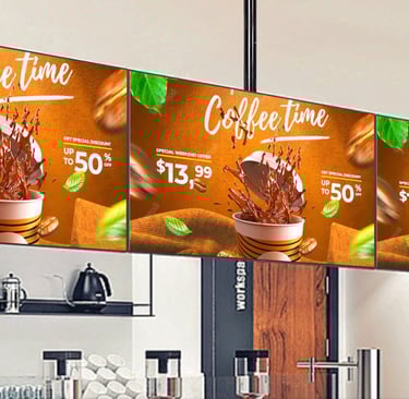claratech's digital signage for food and drinks 002