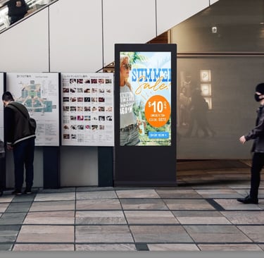 digital signage of claratech ourdoor