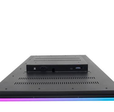 Close-up of ClaraTech high-density ARGB LED strip for casino slot machine halo replacement and retro