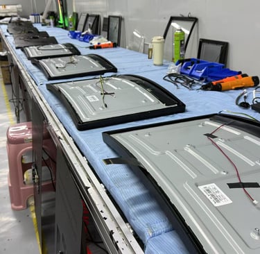 claratech's gaming screen factory