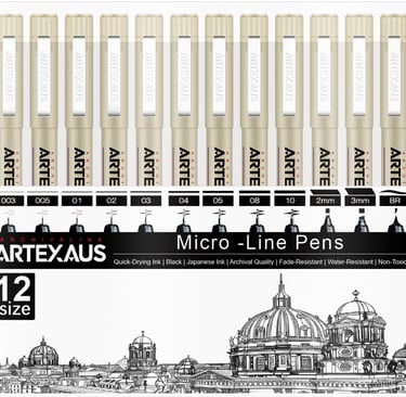 Micro Line Pens NeuroSomatic Art