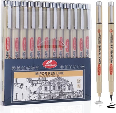 Acid free markers for NeuroSomatic Art