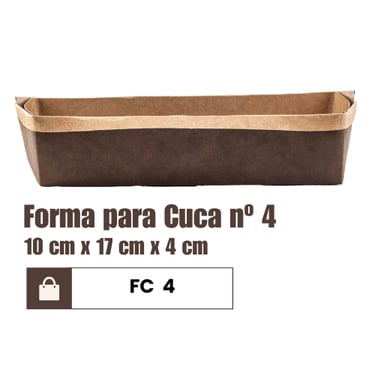 Forma para cuca forneável