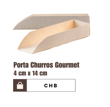 Porta churros descartável