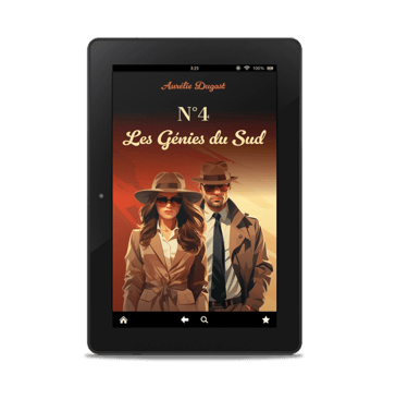 Ebook "N°4 Les Génies du Sud", le roman policier d'Aurélie Dugast.