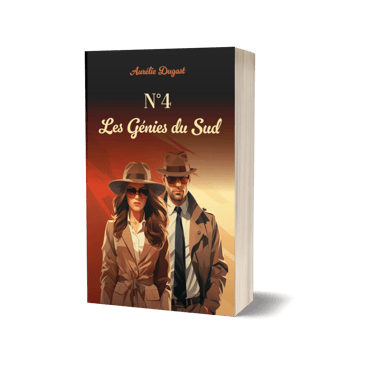 Livre broché "N°4 Les Génies du Sud", le roman policier d'Aurélie Dugast.