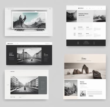 A modern business website design showcasing a professional layout.