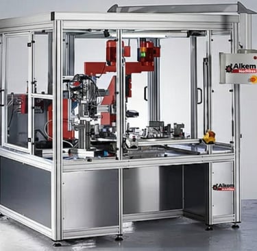 Special purpose machine for assembly line from Alkem Machines