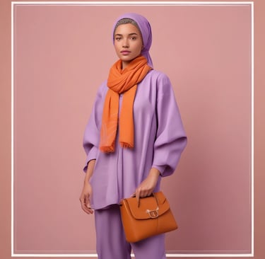 A vibrant display of women's fashion clothing in a retail setting.