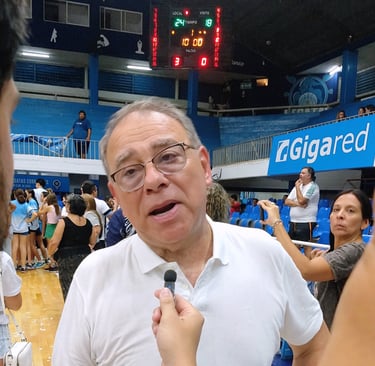 Tassano se emocionó con el ascenso de Regatas a la máxima categoría del voleibol argentino.