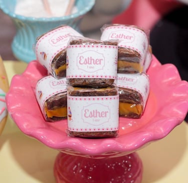 Lembrancinhas personalizadas Rio de Janeiro, Brownies para festas infantis, brownies para eventos