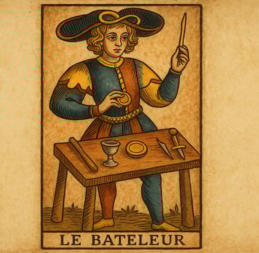 Le Bateleur tarot de Marseille carte signification premier arcane numéro 1