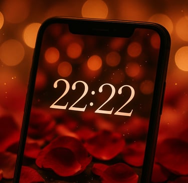 22h22 signification heure miroir amour