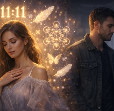 Hypersensibilité dans les relations de flammes jumelles : femme captant les signes spirituels 