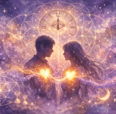 Reconnexion de flammes jumelles, retour affectif spirituel