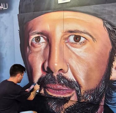 Mural pintado por Dridali