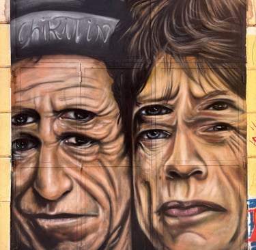 Mural Rolling Stones