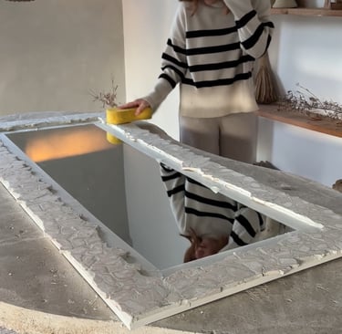 maisonagave miroir travertin