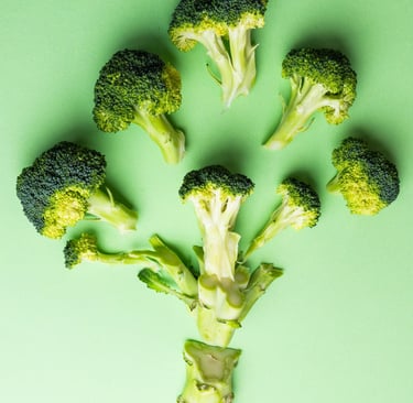Broccoli dissected