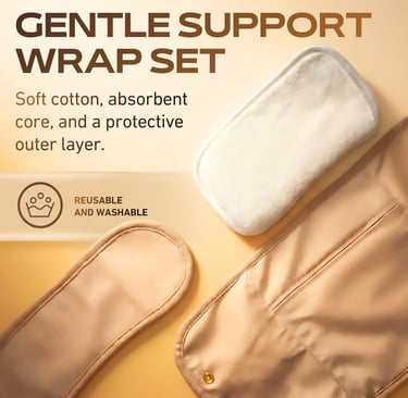 Dalileo organic castor oil pack kit with wrap and straps