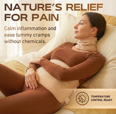 Dalileo organic castor oil pack kit with wrap and straps