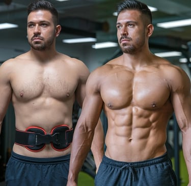 Effets de la ceinture abdominale | avant après