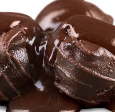 chocolate covered chocolate covered donuts with chocolate icing