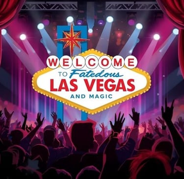 a welcome sign for the las vegas for the las vegas magic show
