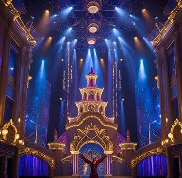 cirque du soleil performing in las vegas the show “michael jackson one”