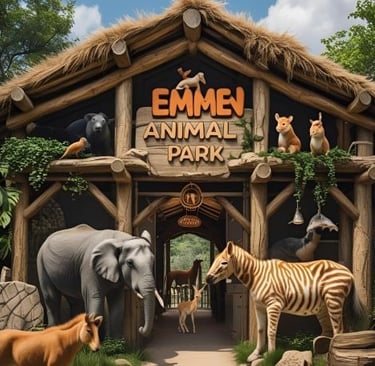 a zoo animal kingdom entrance to an animal kingdom