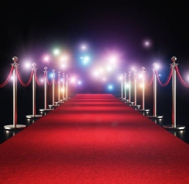 a red carpet 